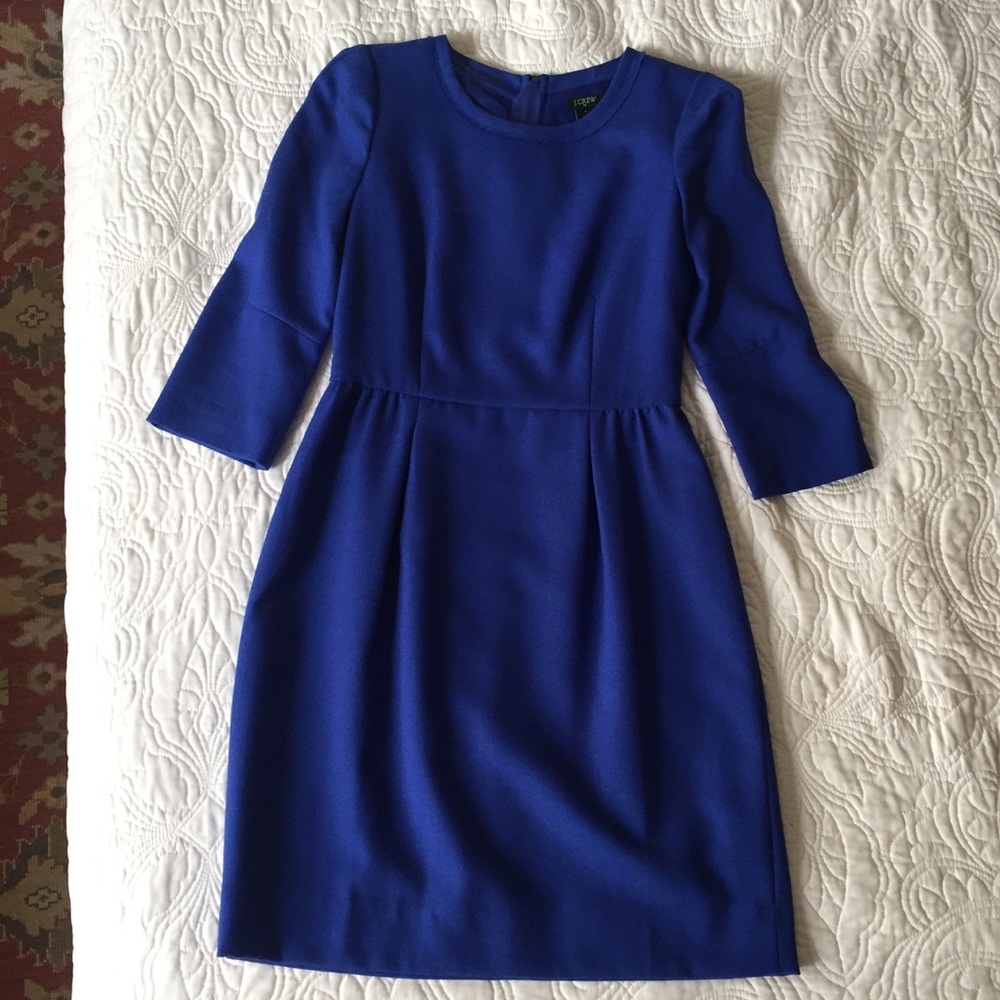 J. Crew Factory Royal Blue Dress